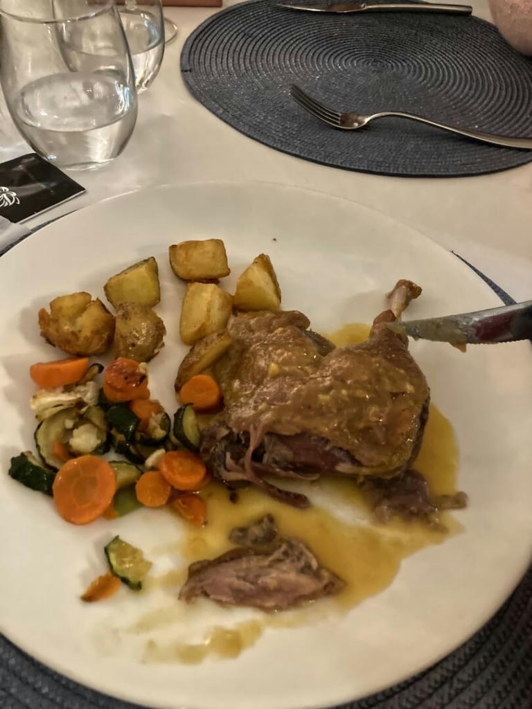 Duck confit with orange sauce - December 2022