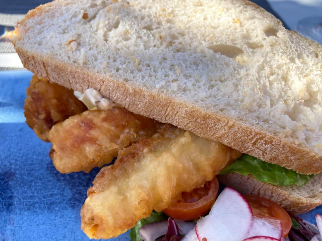 Classic Cod fish finger sandwich - February 2023