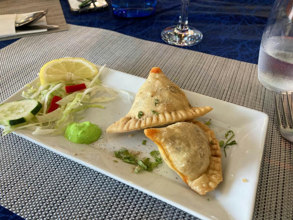 Keema Samosa starter - June 2022