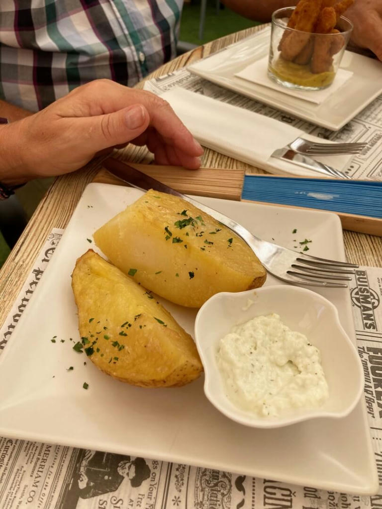 Roast Potatoes with Alioli (Tapas Menu) - Sept 2022