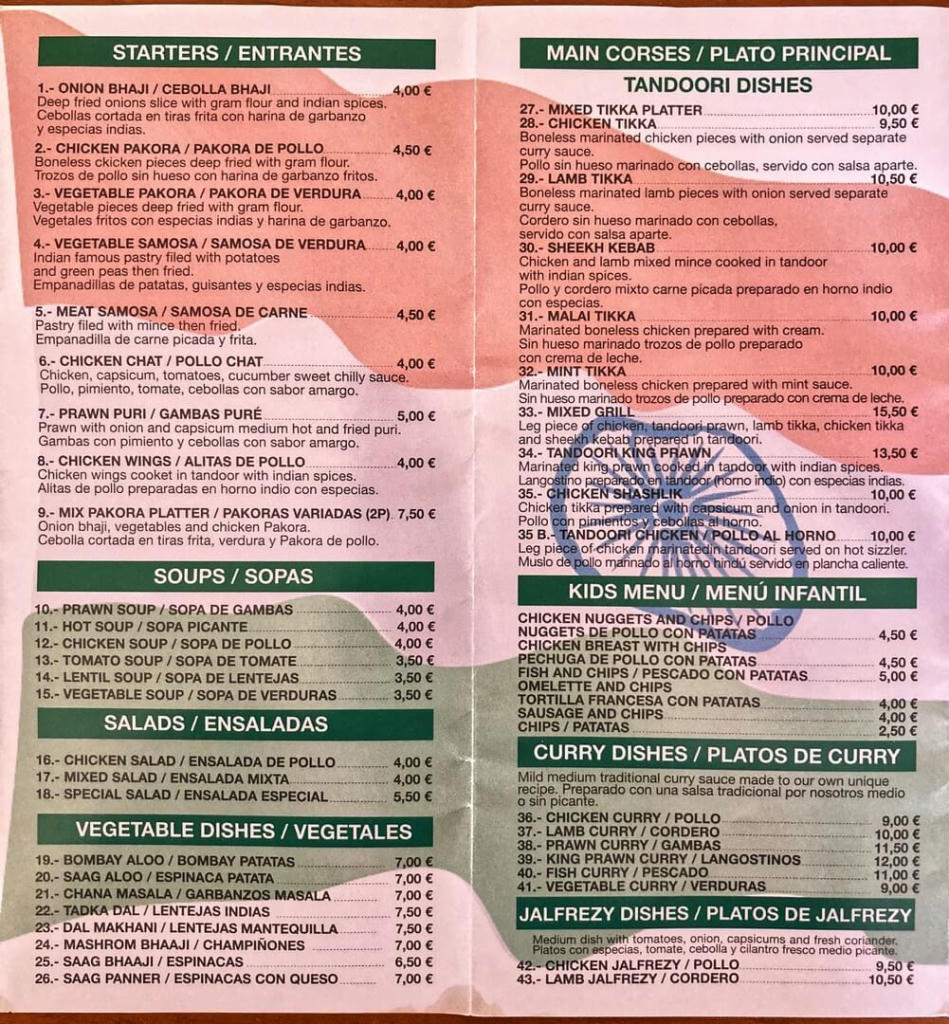 Menu p1 - February 2023