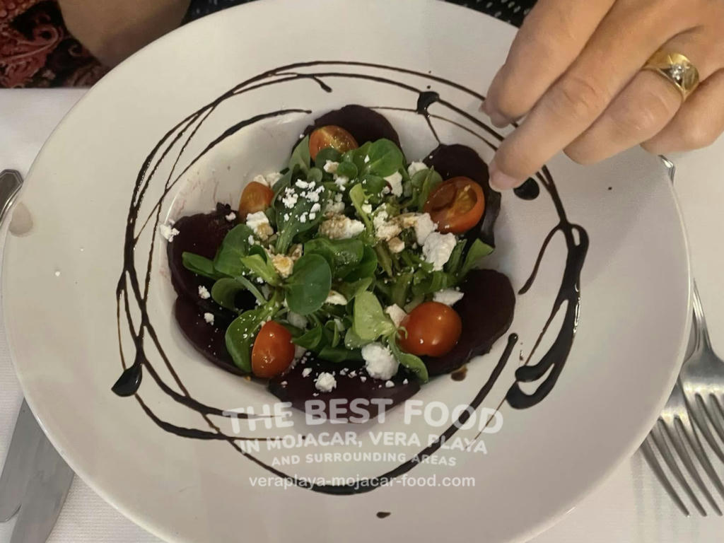 Beetroot, goats cheese & strawberry salad - February 2025