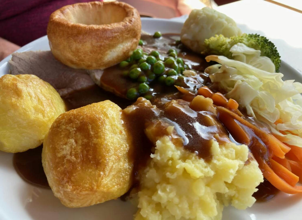 Roast beef dinner