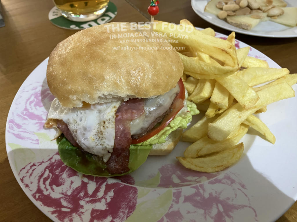 Fully Loaded Burger and hand cut chips - December 2024