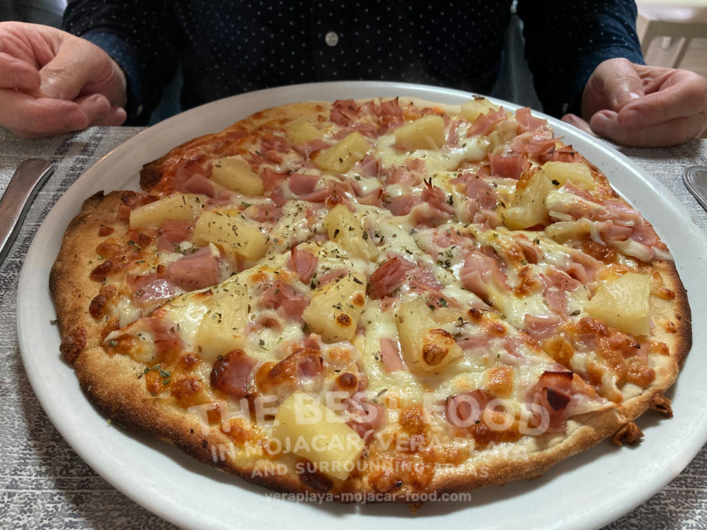 Hawaiian Pizza (tomato, cheese, ham, pineapple) - December 2023