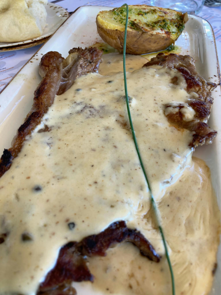 Grilled entrecote sauce with roquefort sauce - September 2023