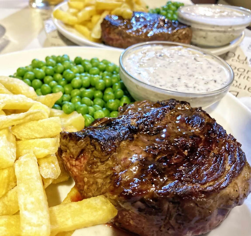 2 Fillet steaks, hand cut chips and peas (or salad) for €12 - (Oct 6th 2021)