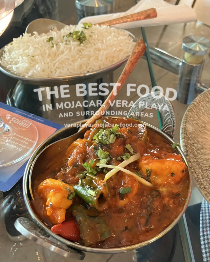 Prawn Jalfrezi with boiled rice - November 2024