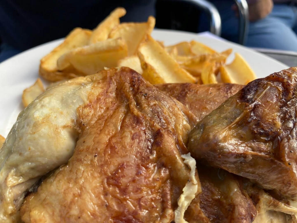 Roast Chicken and chips - February 2023