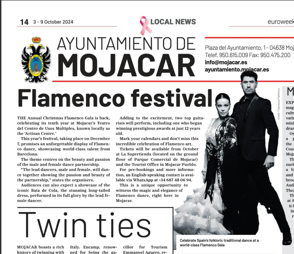 Flamenco Dance Festival in Mojácar