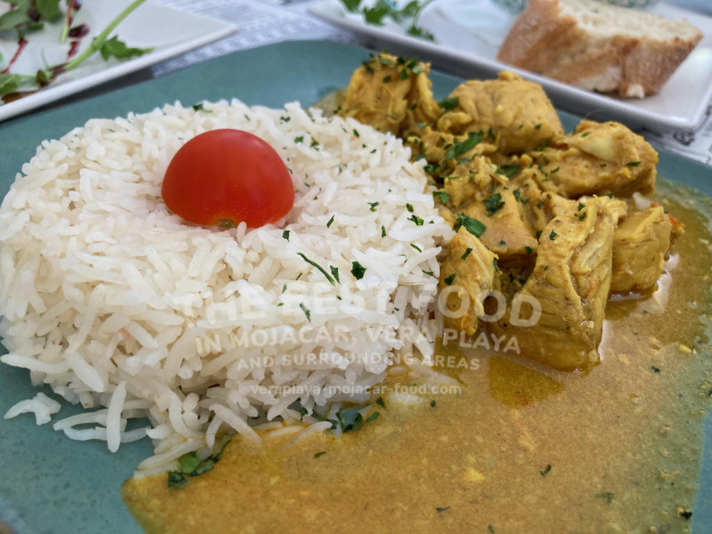 Chicken curry with basmati rice - November 2023