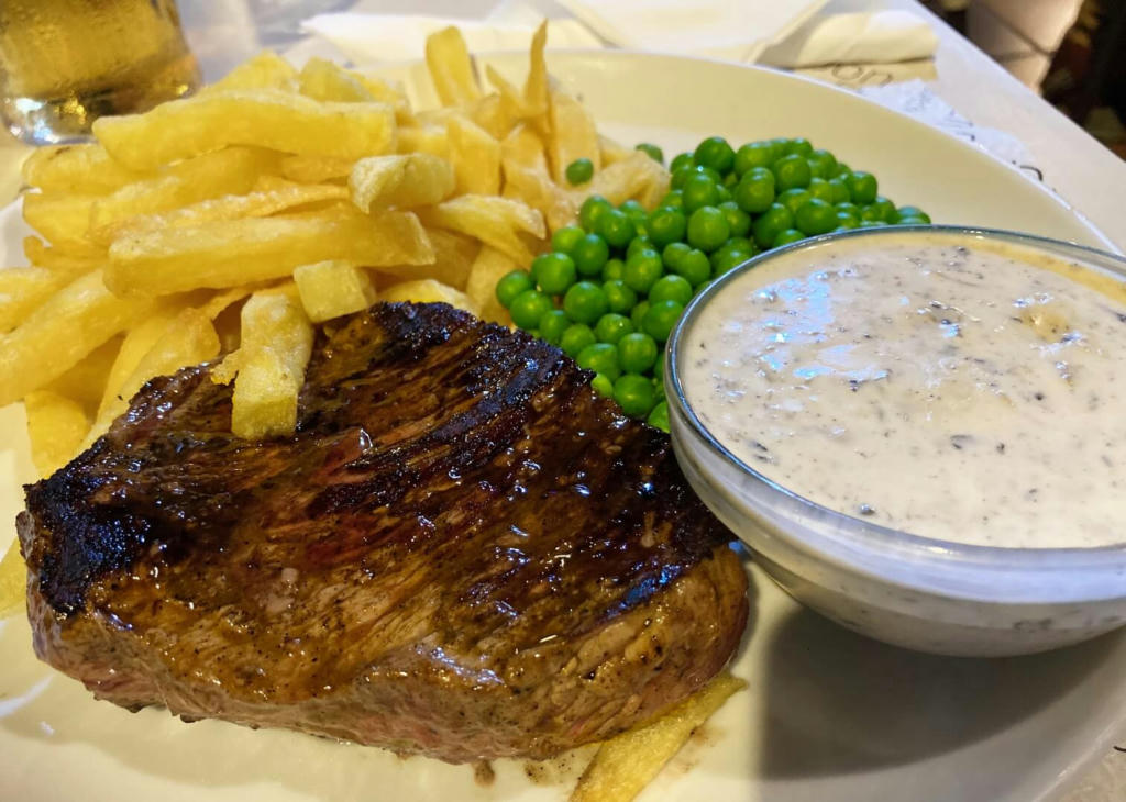 2 Fillet steaks, hand cut chips and peas (or salad) for €12 - (Oct 6th 2021)
