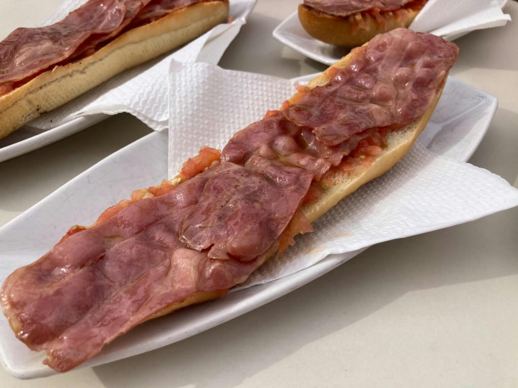 Bacon and Tomato Tostada - September 2022