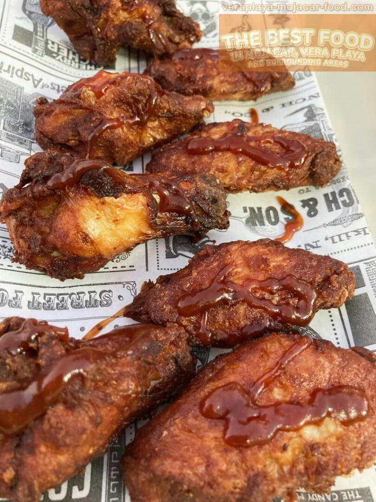 Wings with hot sauce - August 2023