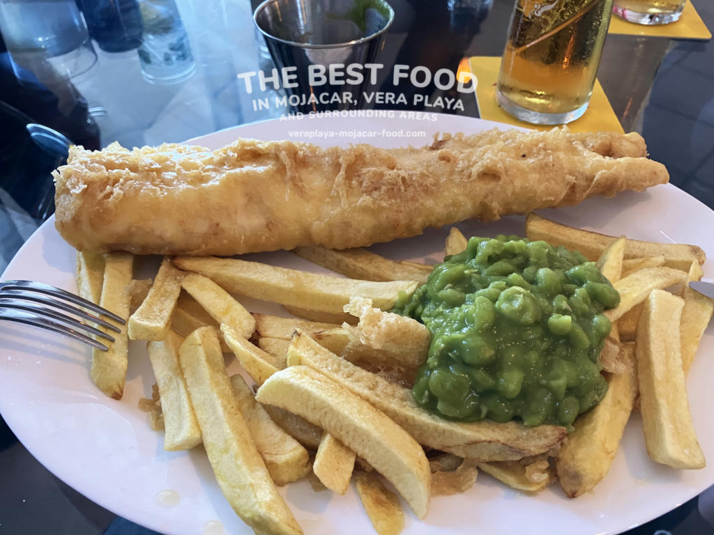 Large Cod with mushy peas - November 2024