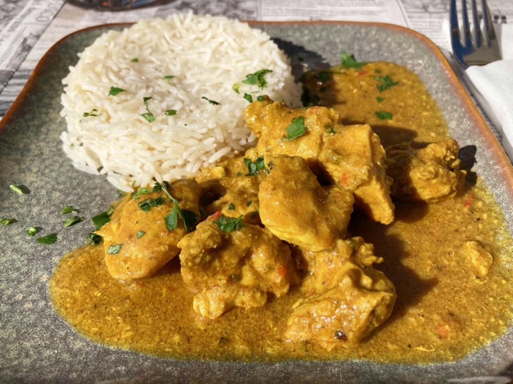 Chicken curry with basmati rice - January 2023