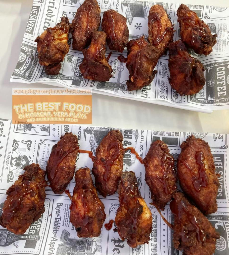 Wings with hot sauce - August 2023