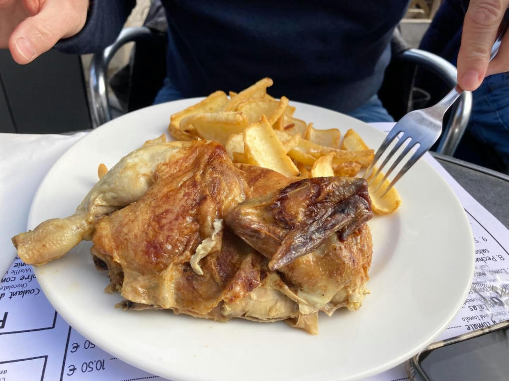 Roast Chicken and chips - February 2023