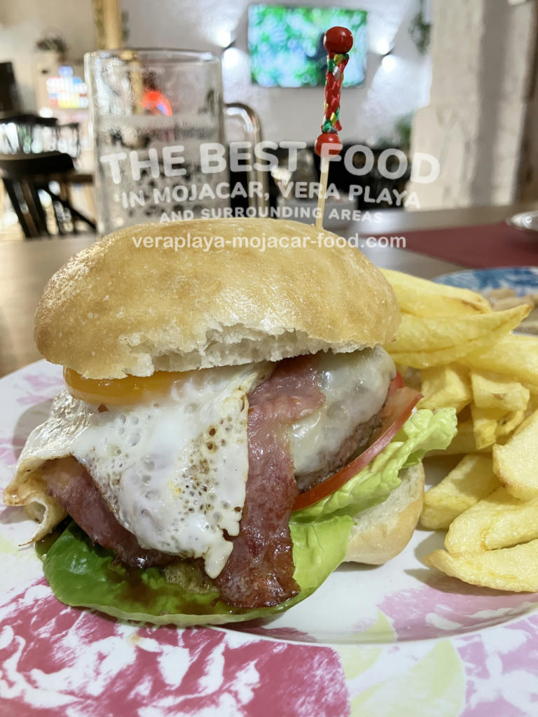 Fully Loaded Burger and hand cut chips - December 2024