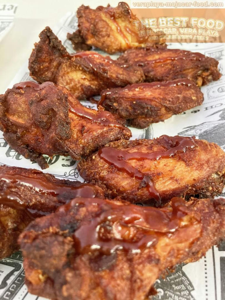 Wings with hot sauce - August 2023