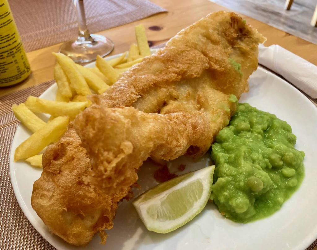 Fish, Chips and Mushy Peas