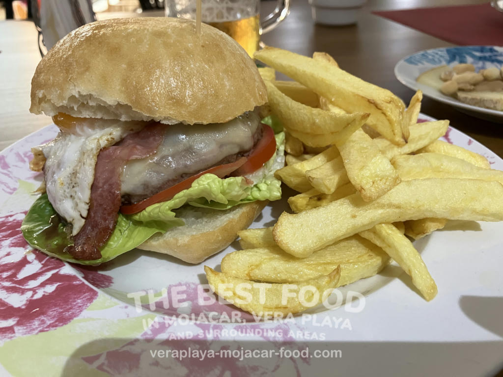 Fully Loaded Burger and hand cut chips - December 2024