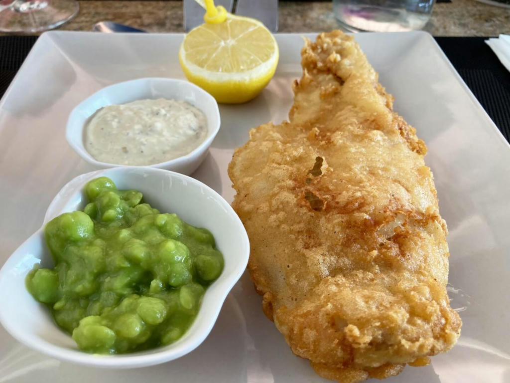 Beer battered fish & chips - January 2023