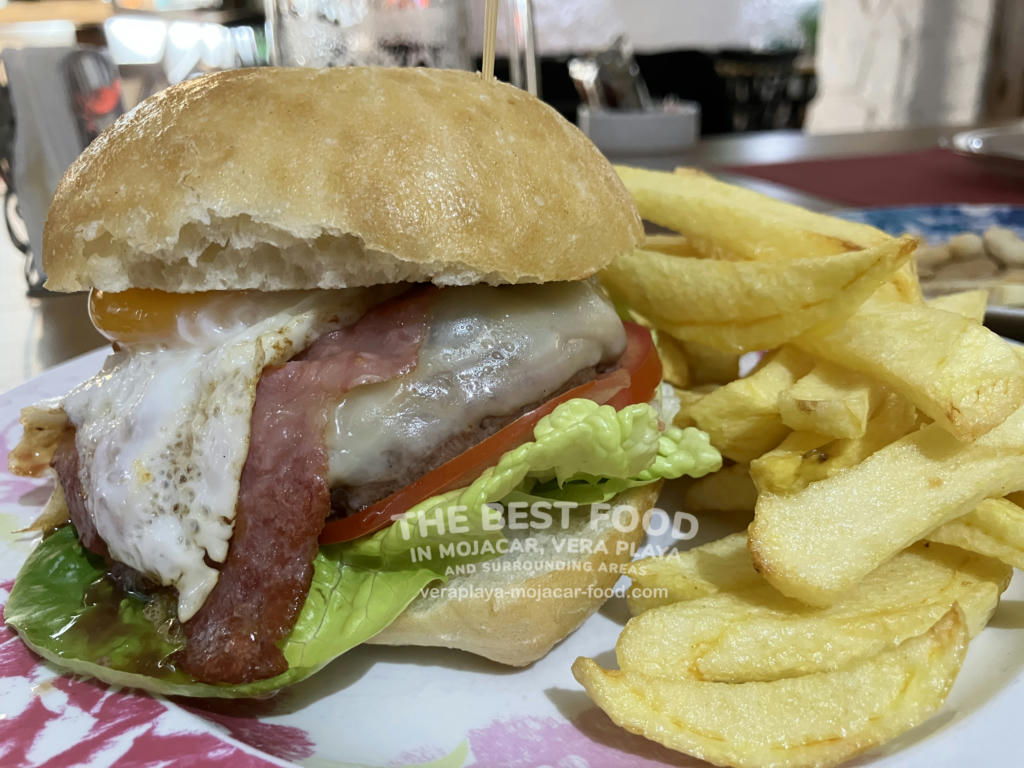 Fully Loaded Burger and hand cut chips - December 2024