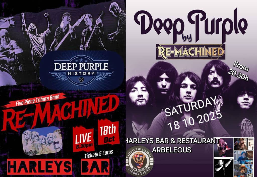 Poster for Deep Purple by Re-Machined